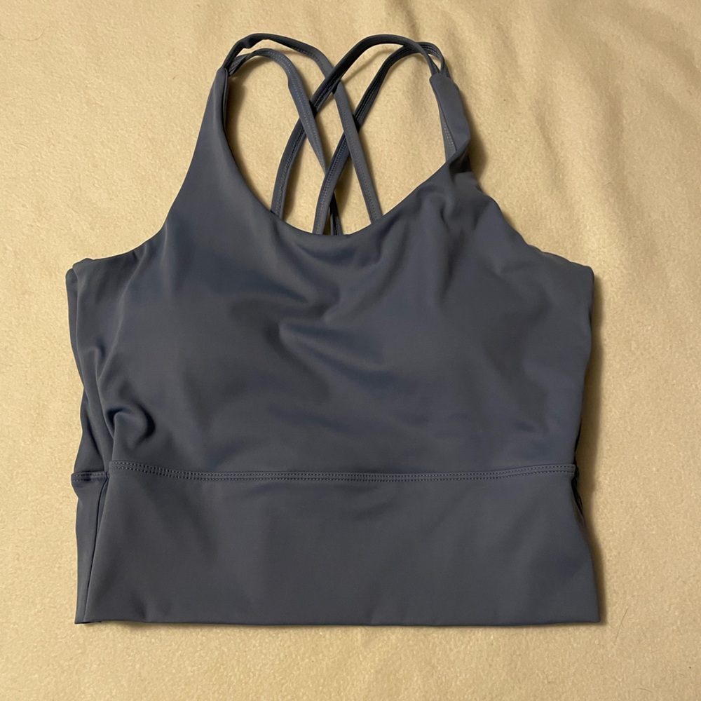 Blue Workout Top